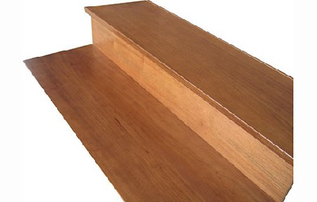 Teak stairs