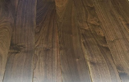 Black walnut solid wood floor